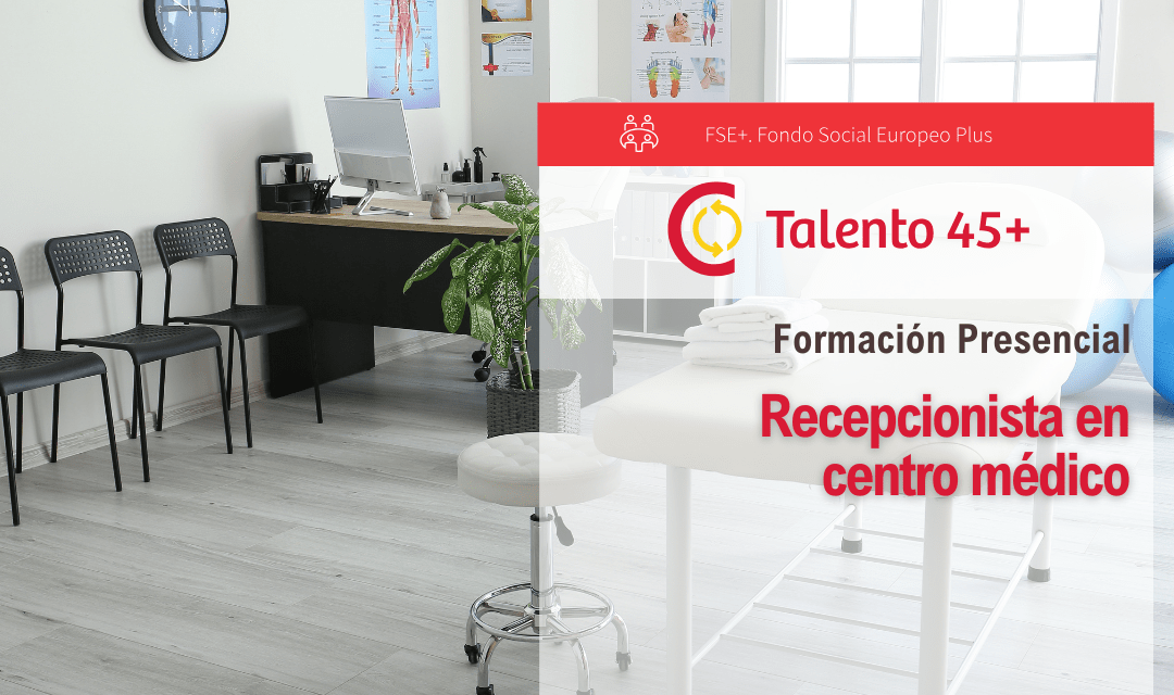 Recepcionista en centro médico