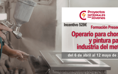 Operario para chorro y pintura para industria del metal