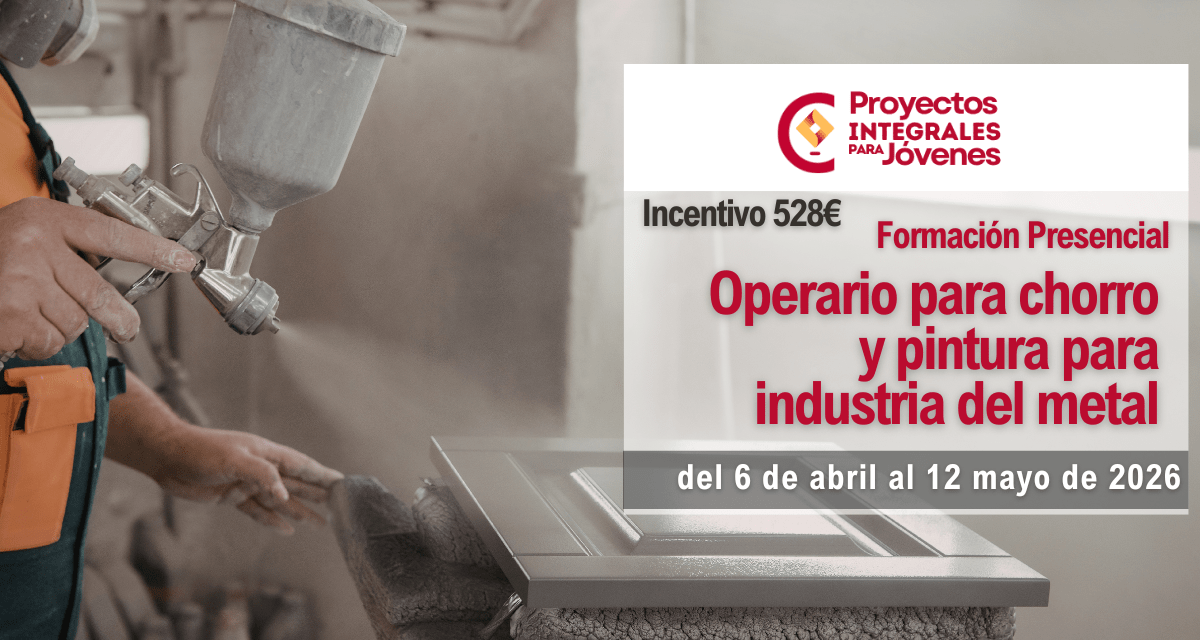 Operario para chorro y pintura para industria del metal