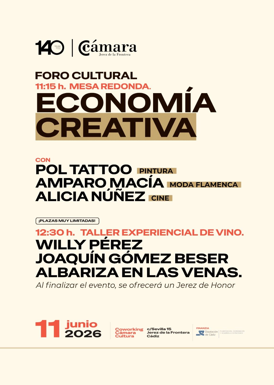 Cartel II Acto 140 Aniversario